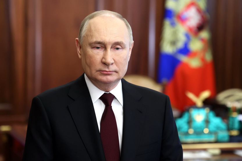 Владимир Путин обратился к россиянам перед выборами