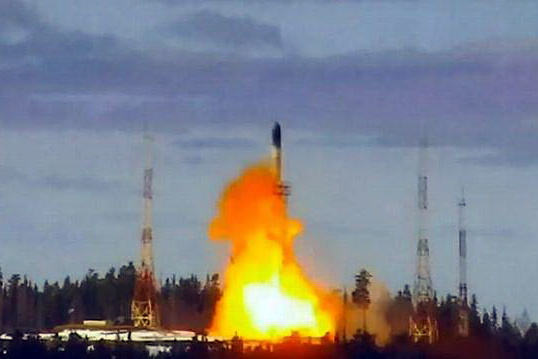 Россия испытала новую межконтинентальную ракету